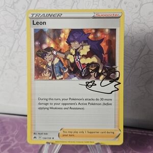 Trainer Leon 134/159 Pokemon TCG Holo Rare